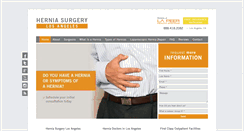 Desktop Screenshot of herniasurgerymd.com